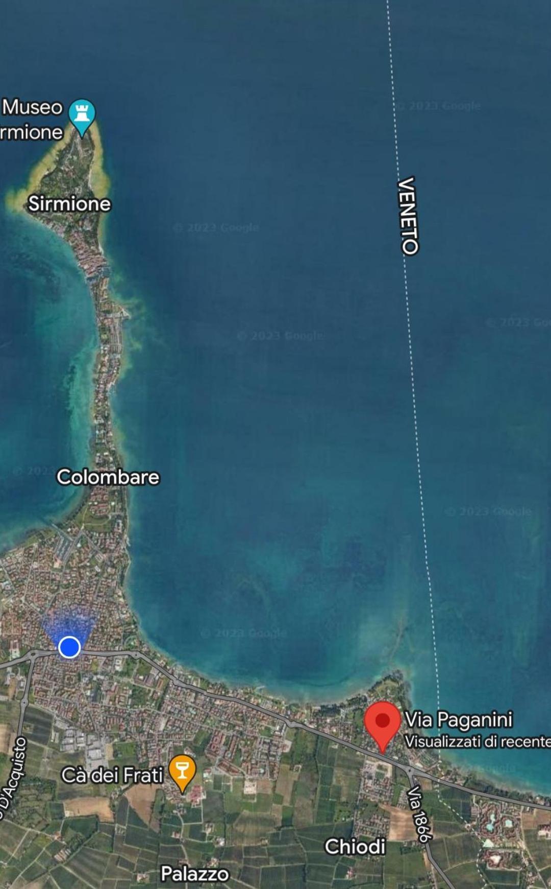 Casa Vittoria Sirmione Punta Gro Con Piscina Lejlighed Eksteriør billede